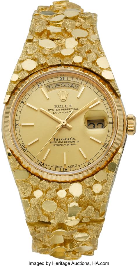 womens gold nugget rolex|rolex gold nugget band.